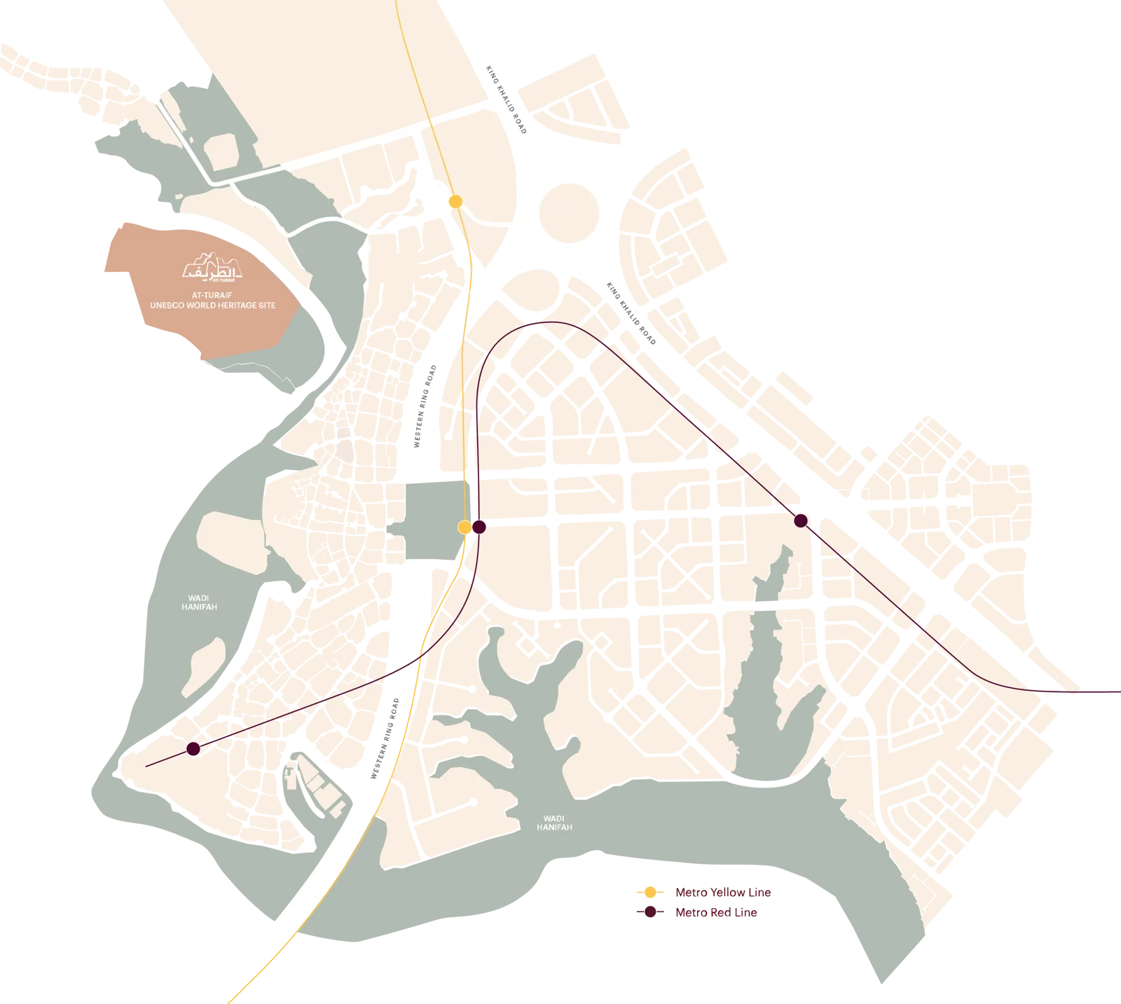 Official Diriyah Company masterplan imagery; not a photograph of a scenario record